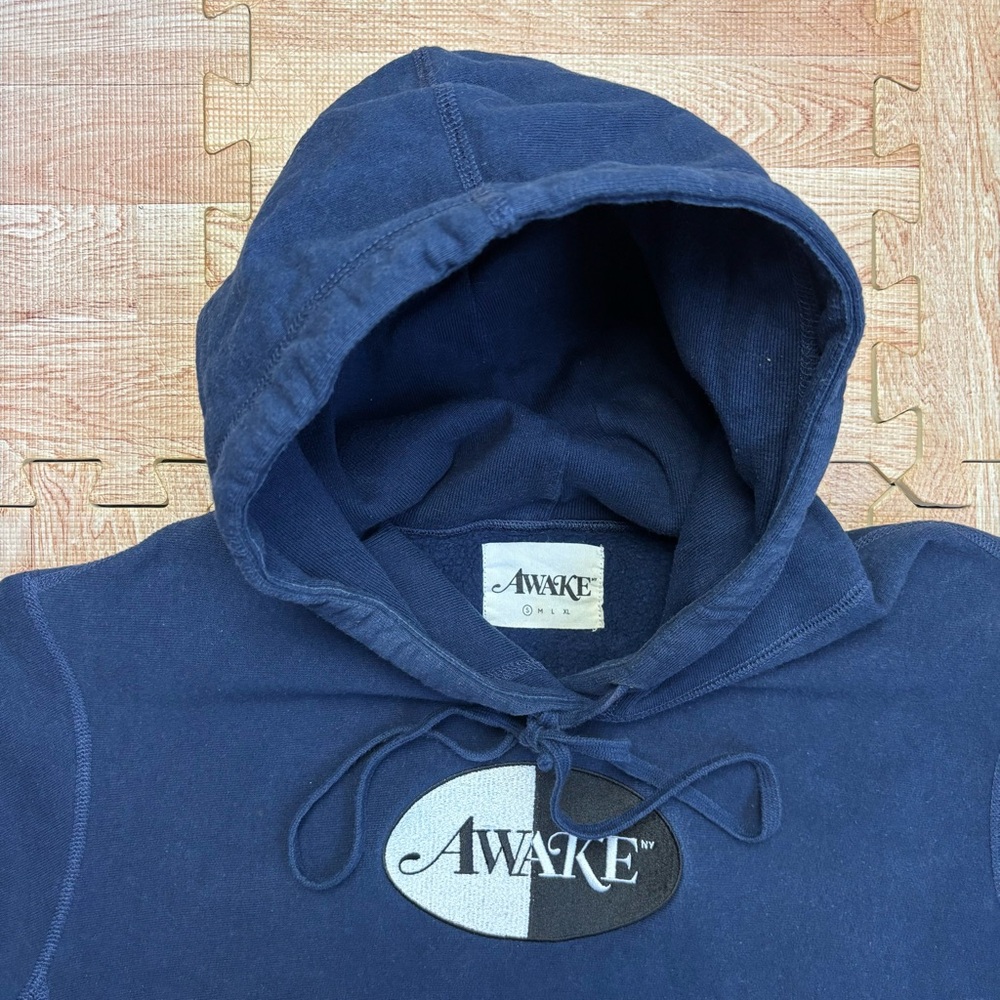 Awake Ny Embroidered Split Logo Patch Hoodie Smal… - image 1